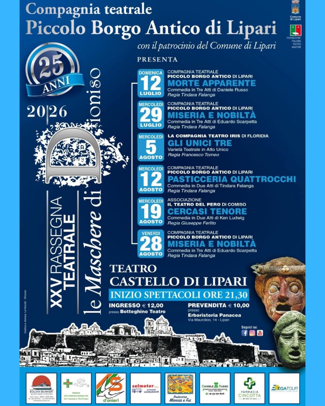 Rassegna teatrale - Le maschere di Dioniso - Morte apparente